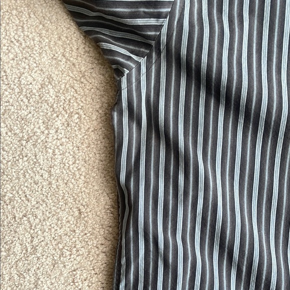 Alfani Blue Casual Button Down Shirt - Picture 4 of 6